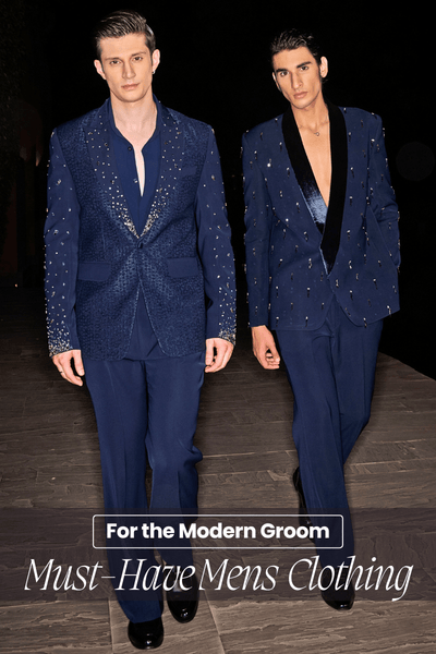 Modern Groom’s Wardrobe: Must-Have Mens Indian Clothing for Weddings