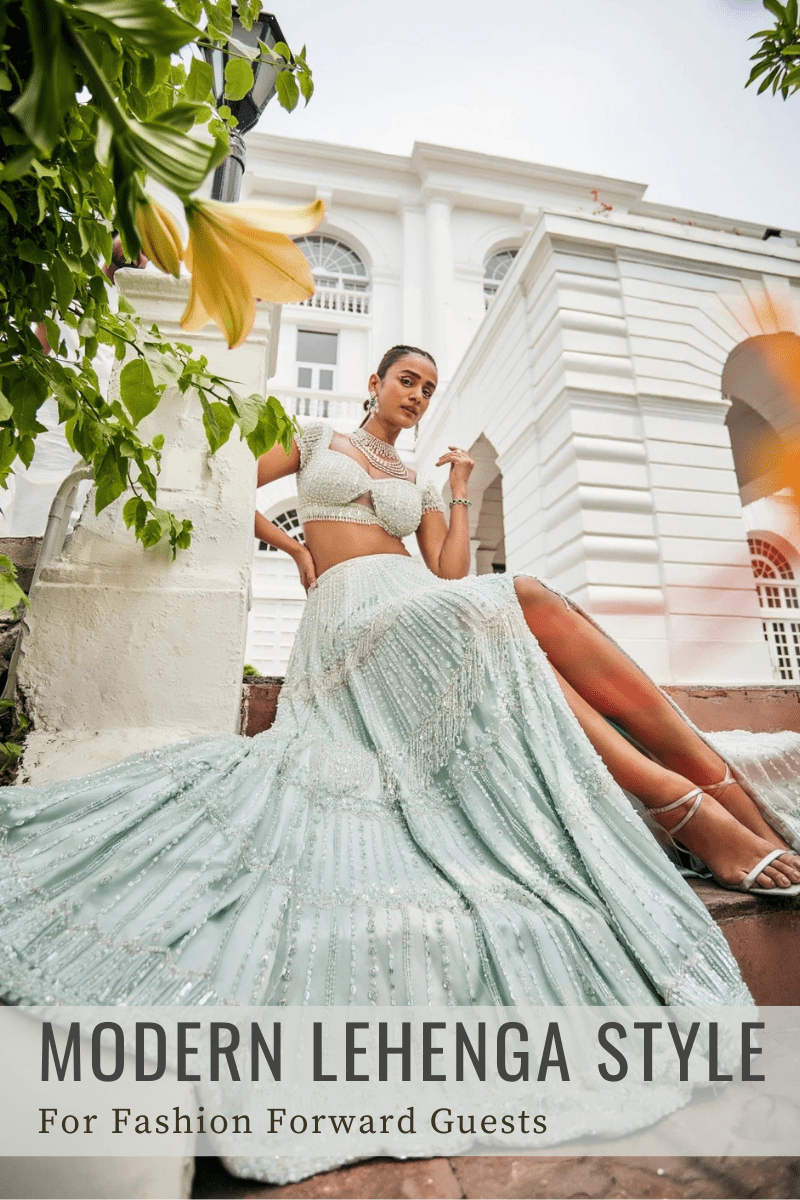 Modern Lehenga Designs for the Fashion-Forward Indian Wedding Guest - Fabilicious Fashion