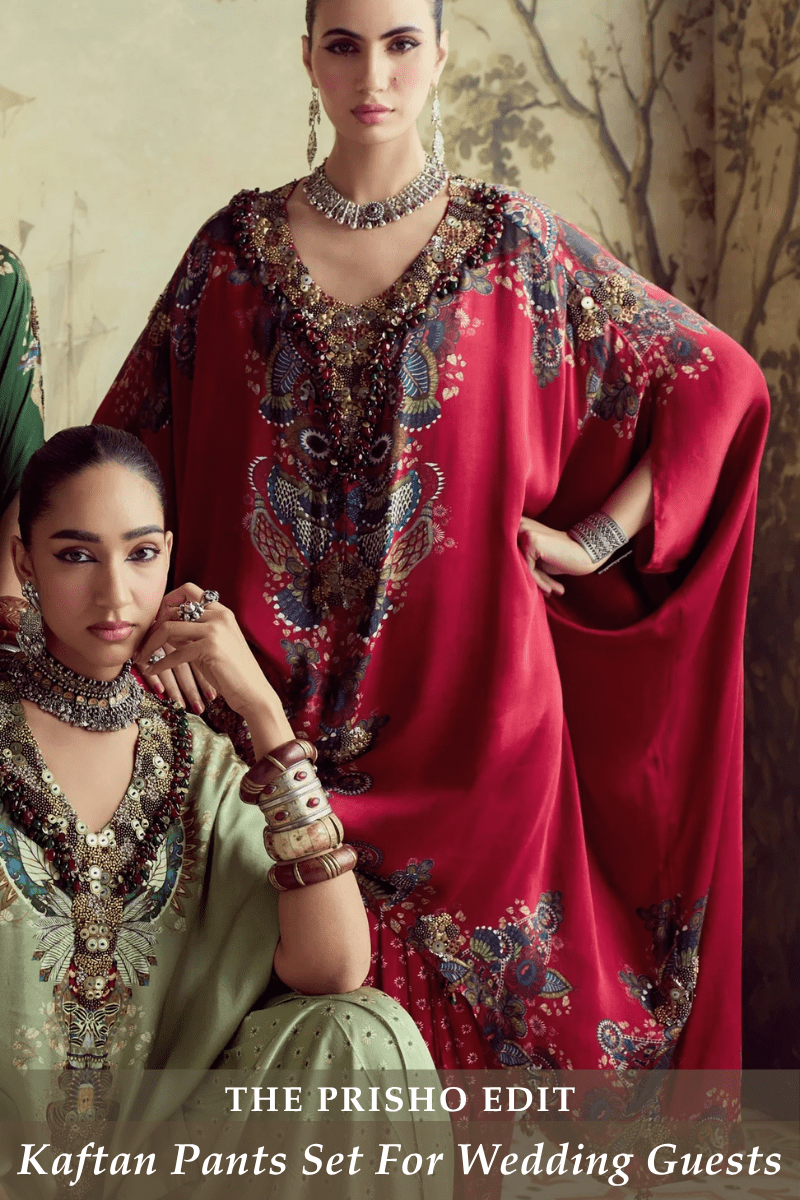 Prisho Kaftan Pants Sets for Wedding Guests | Fabilicious Fashion - Fabilicious Fashion