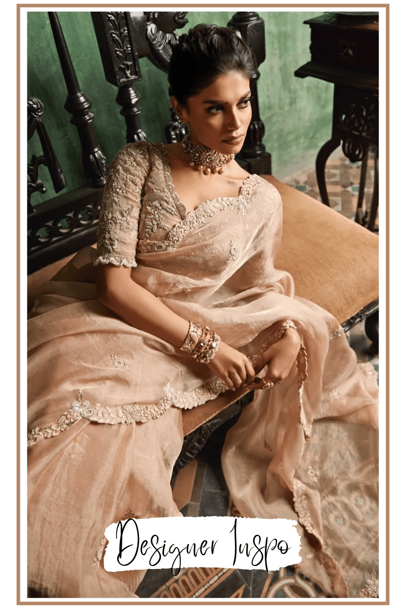 Prisho Sarees: Tissue, Organza and Silk for Modern Wedding Dressing - Fabilicious Fashion
