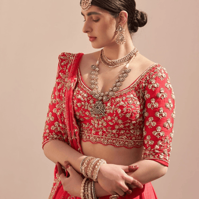 The Red Bridal Lehenga: A Timeless Choice for Indian Brides in the USA, UK, and Canada