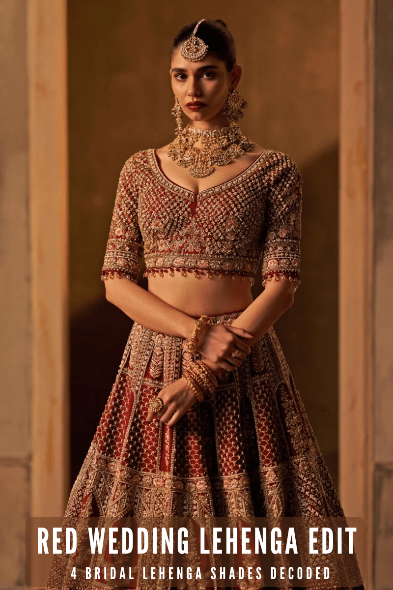 Red Wedding Lehenga: 4 Shades Every Bride Should Know - Fabilicious Fashion