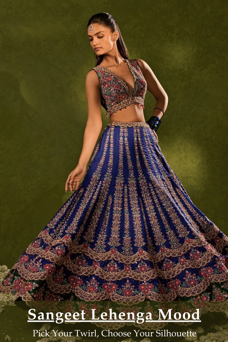 Sangeet Lehenga: How to choose the right silhouette? - Fabilicious Fashion