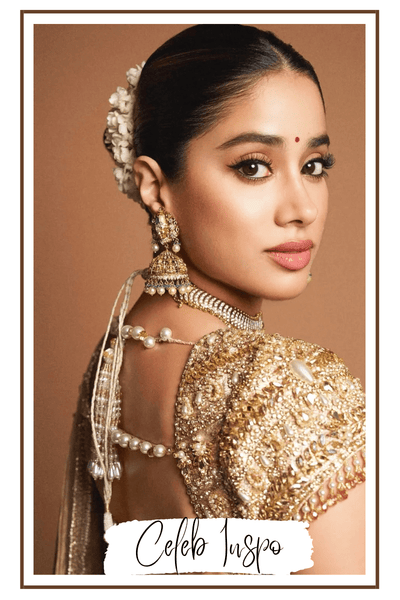 Saree Blouse Trend Inspired by Janhvi Kapoor in Manish Malhotra