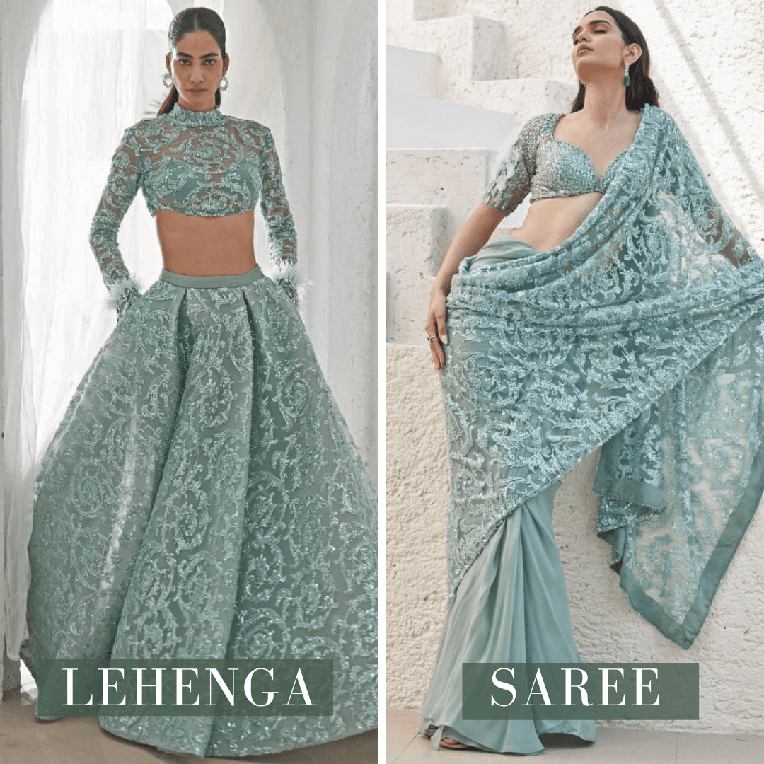 Saree or Lehenga: How To Make The Perfect Choice for Wedding Guest - Fabilicious Fashion