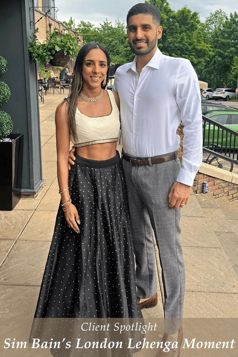 Sim Bains Acing the Wedding Guest Look in London: The Destination Wedding Lehenga Edit - Fabilicious Fashion