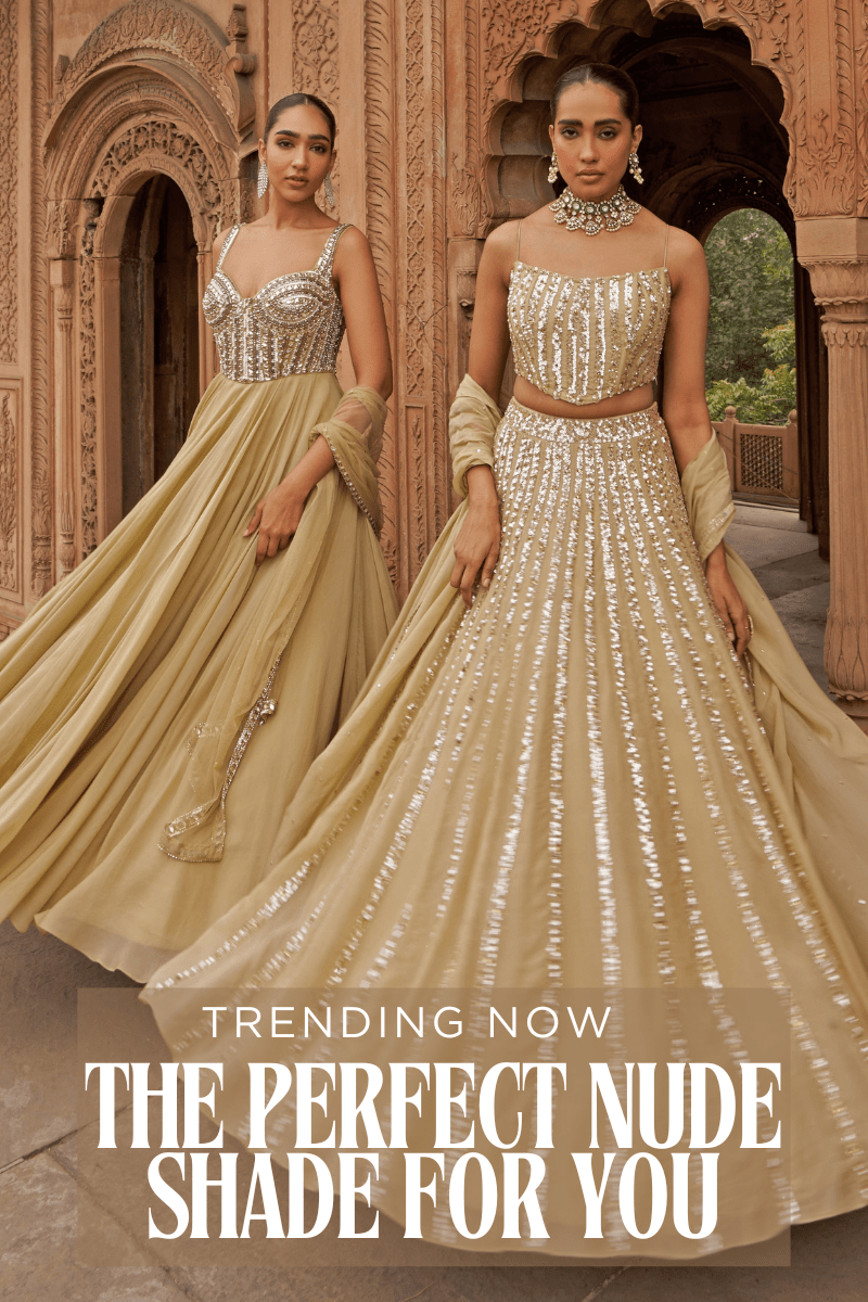 The Best Nude Saree Shades for Your Skin Tone - Fabilicious Fashion