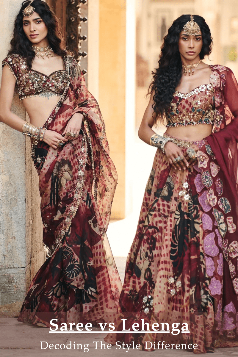 The Difference Between a Saree and a Lehenga - Fabilicious Fashion