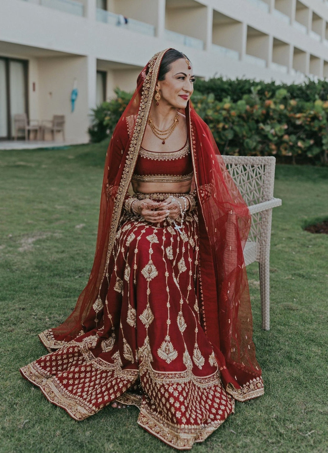 Tina’s Dream Bridal Lehenga for Her Destination Wedding - Fabilicious Fashion