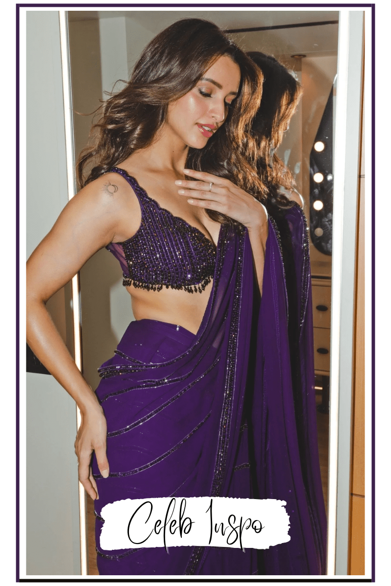 Tripti Dimri in Vani Vats: The Pre-Draped Reception Saree for Wedding Guests - Fabilicious Fashion