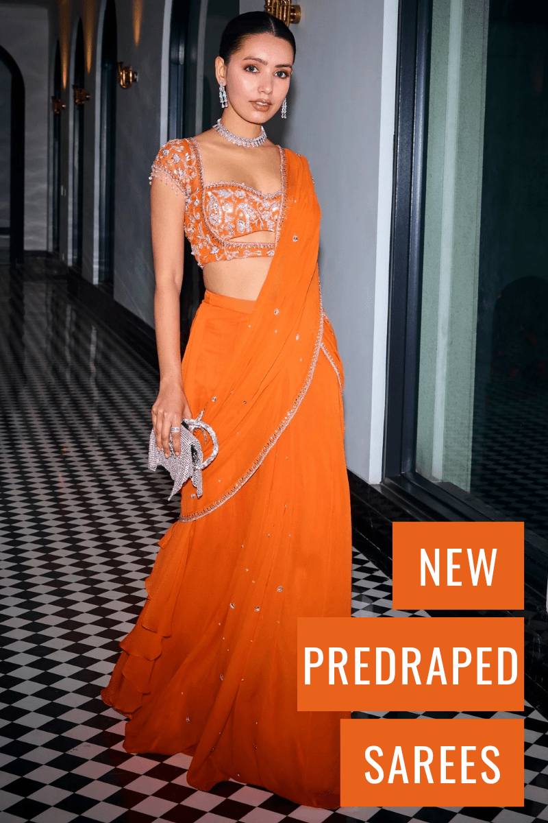 Wedding Guest Edit: Pre-Draped Sarees for Mehendi & Sangeet - Fabilicious Fashion
