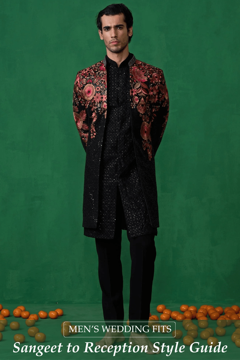 What to Wear for Sangeet, Cocktail & Reception: Men’s Indian Wear Guide - Fabilicious Fashion