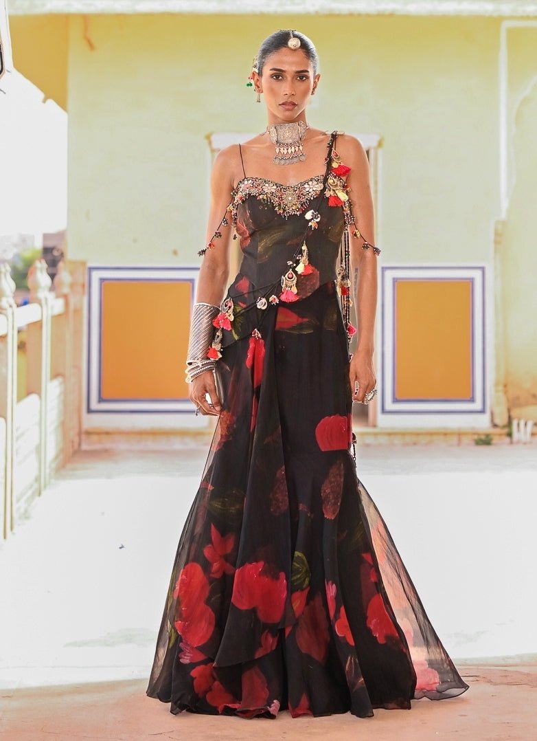 Corset Sarees - Fabilicious Fashion