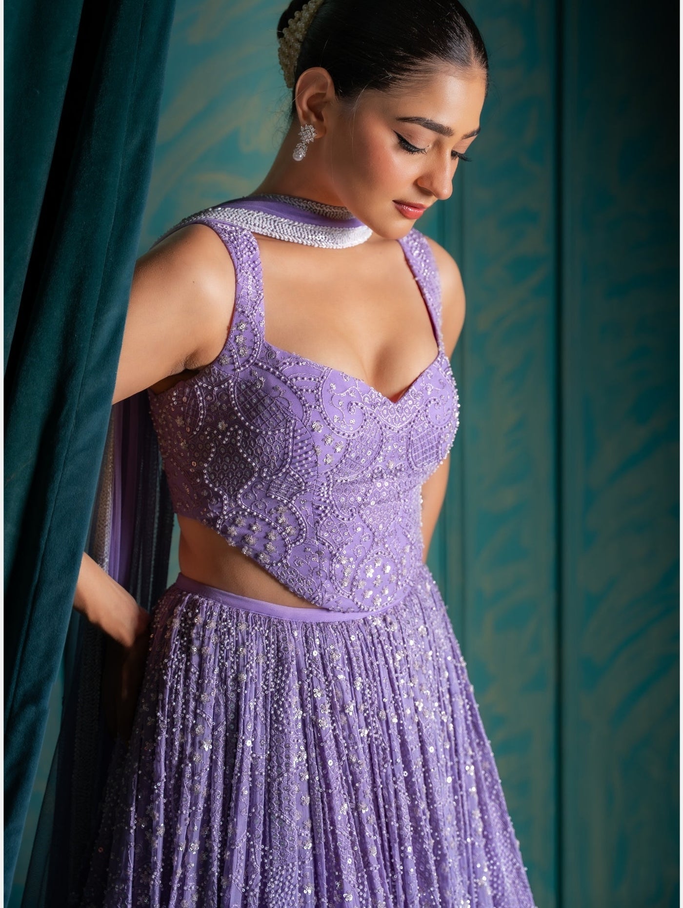 Corset Lehenga and Sarees - Fabilicious Fashion