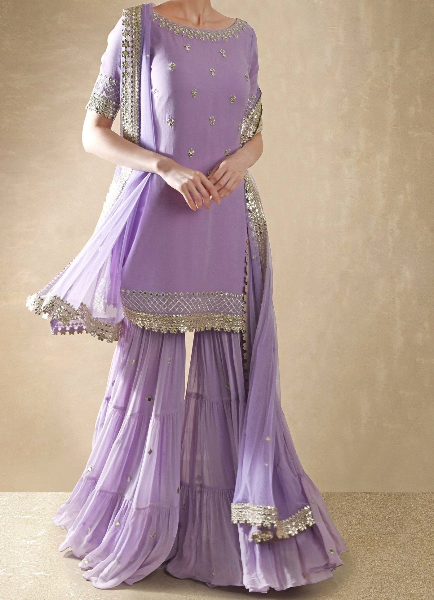 Kurta Sharara Set - Fabilicious Fashion