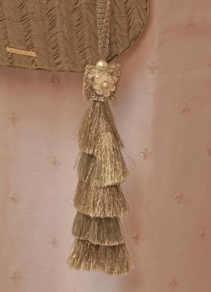 Gold Gota Embroidered Potli
