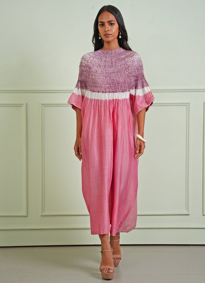 Lilac And Pink Tissue Dress
