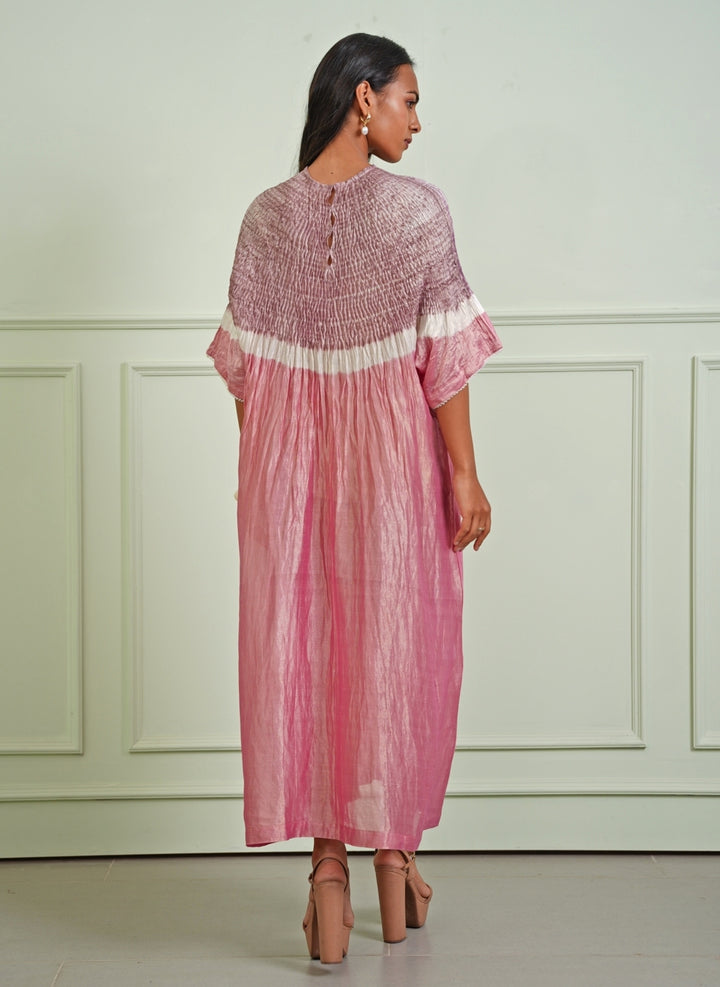 Lilac And Pink Tissue Dress