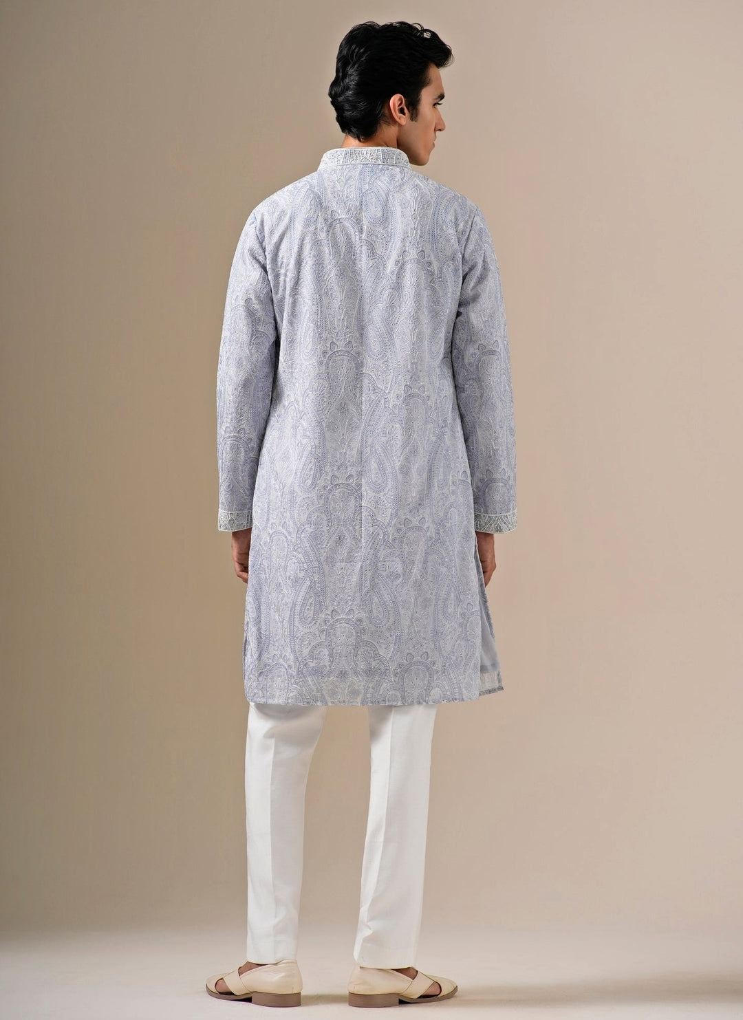 Powder Blue Georgette Kurta Set