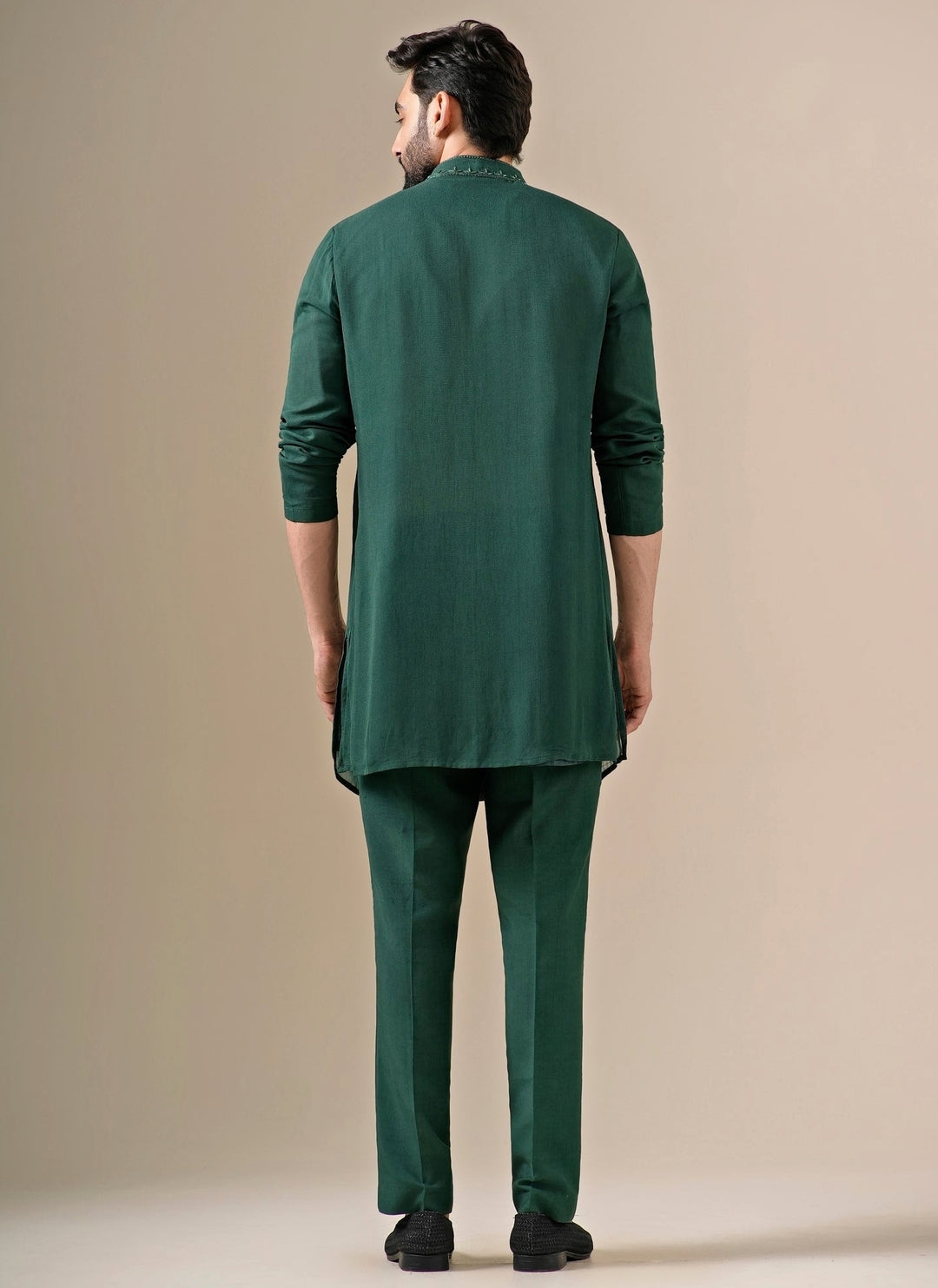 Emerald Green Georgette Kurta Set