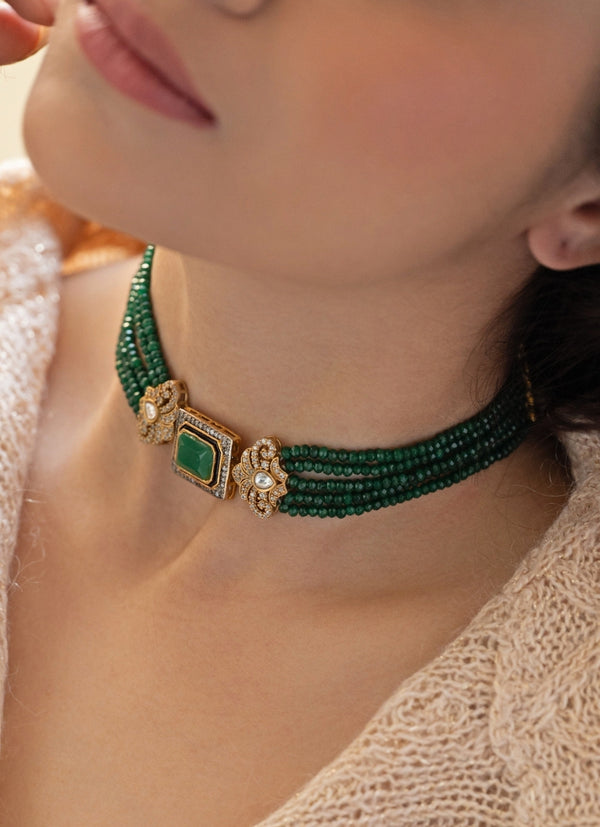 Green Choker Necklace