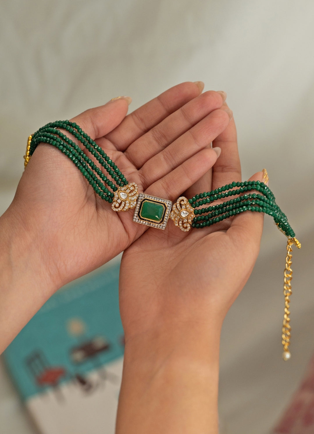 Green Choker Necklace