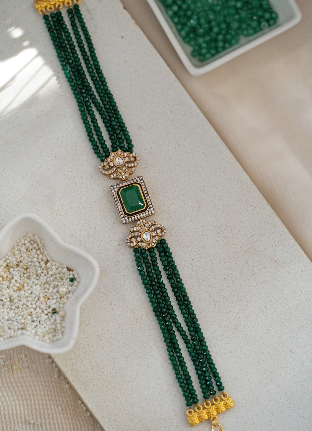 Green Choker Necklace