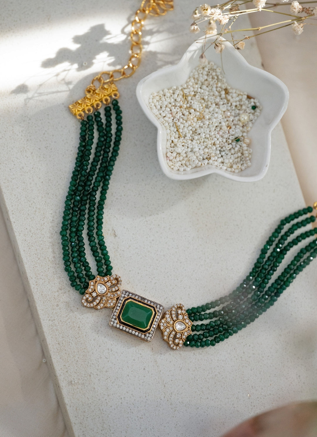 Green Choker Necklace