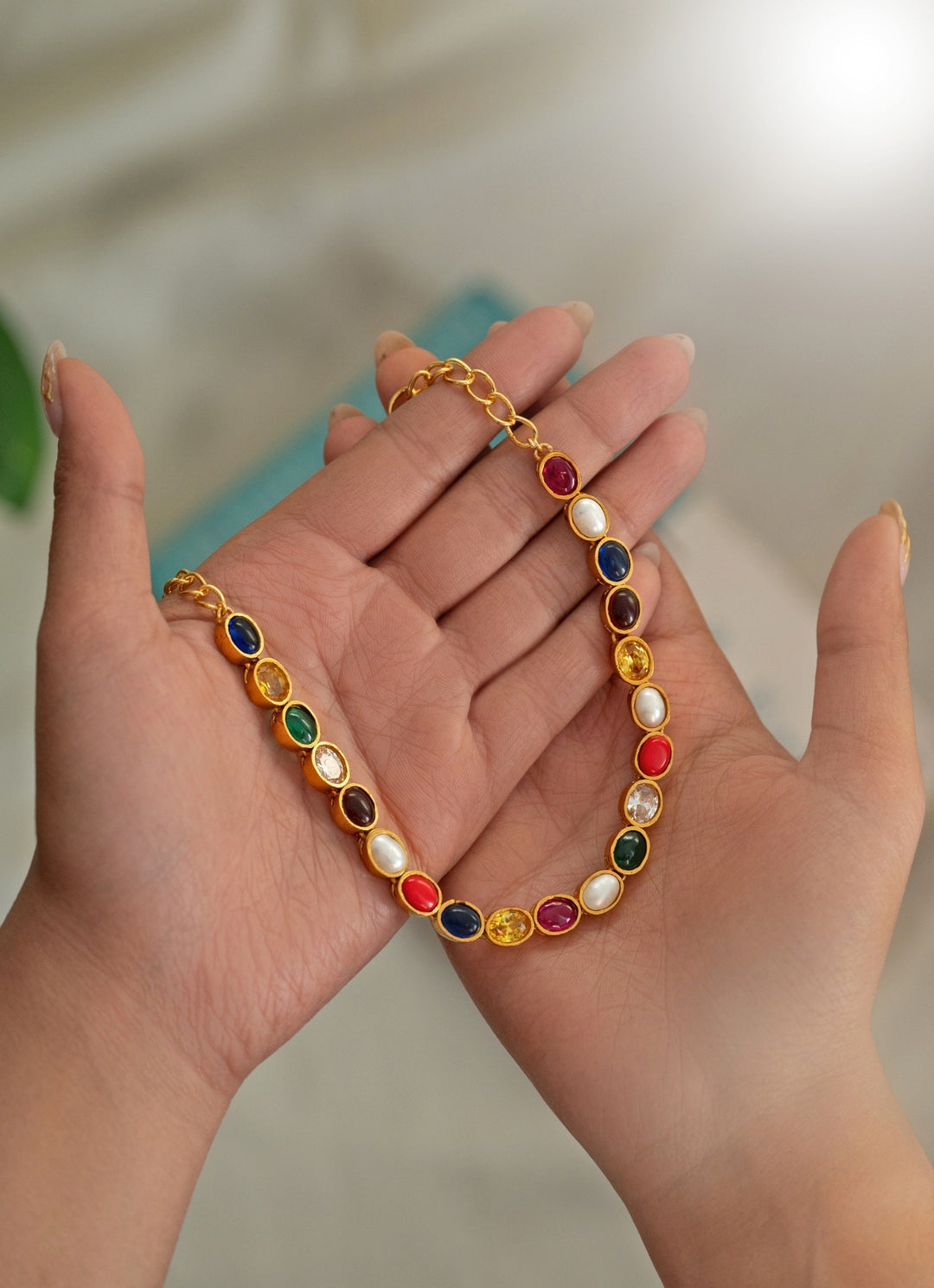 Navrattan Sleek Necklace