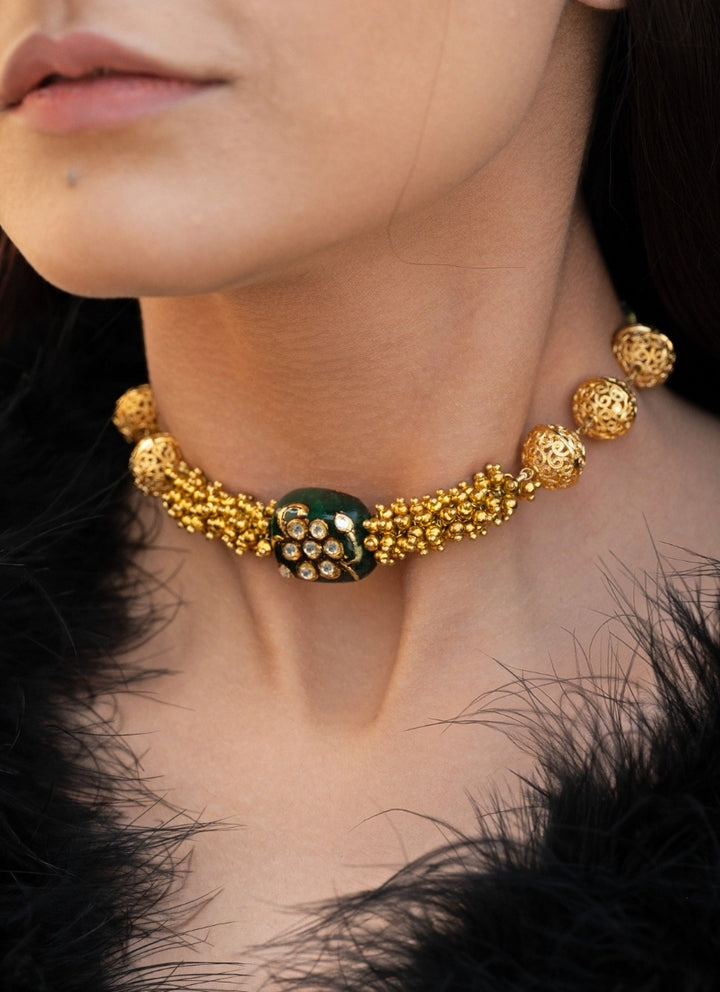 Green Choker Necklace
