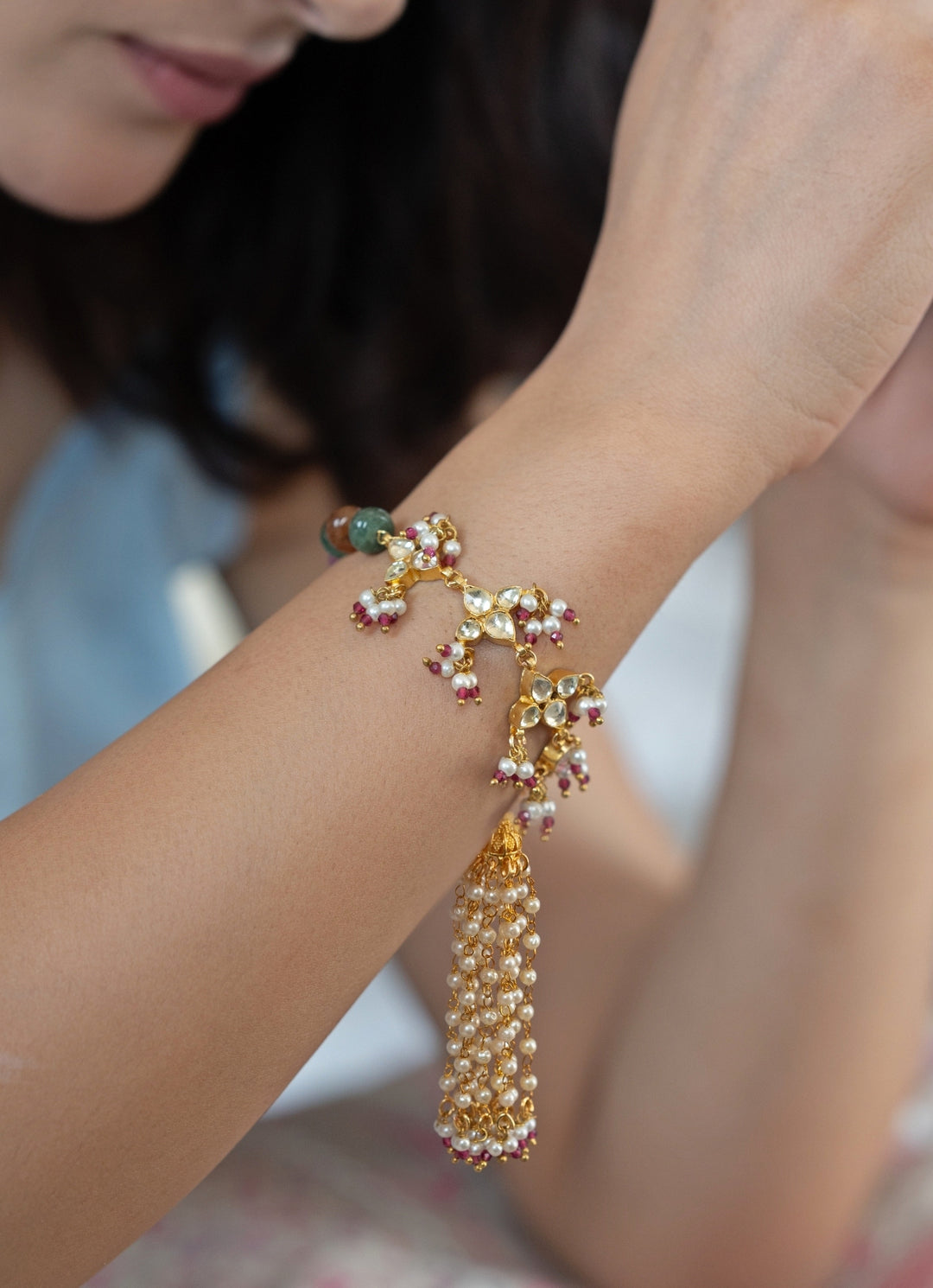 Multicolored Tassels Bracelet