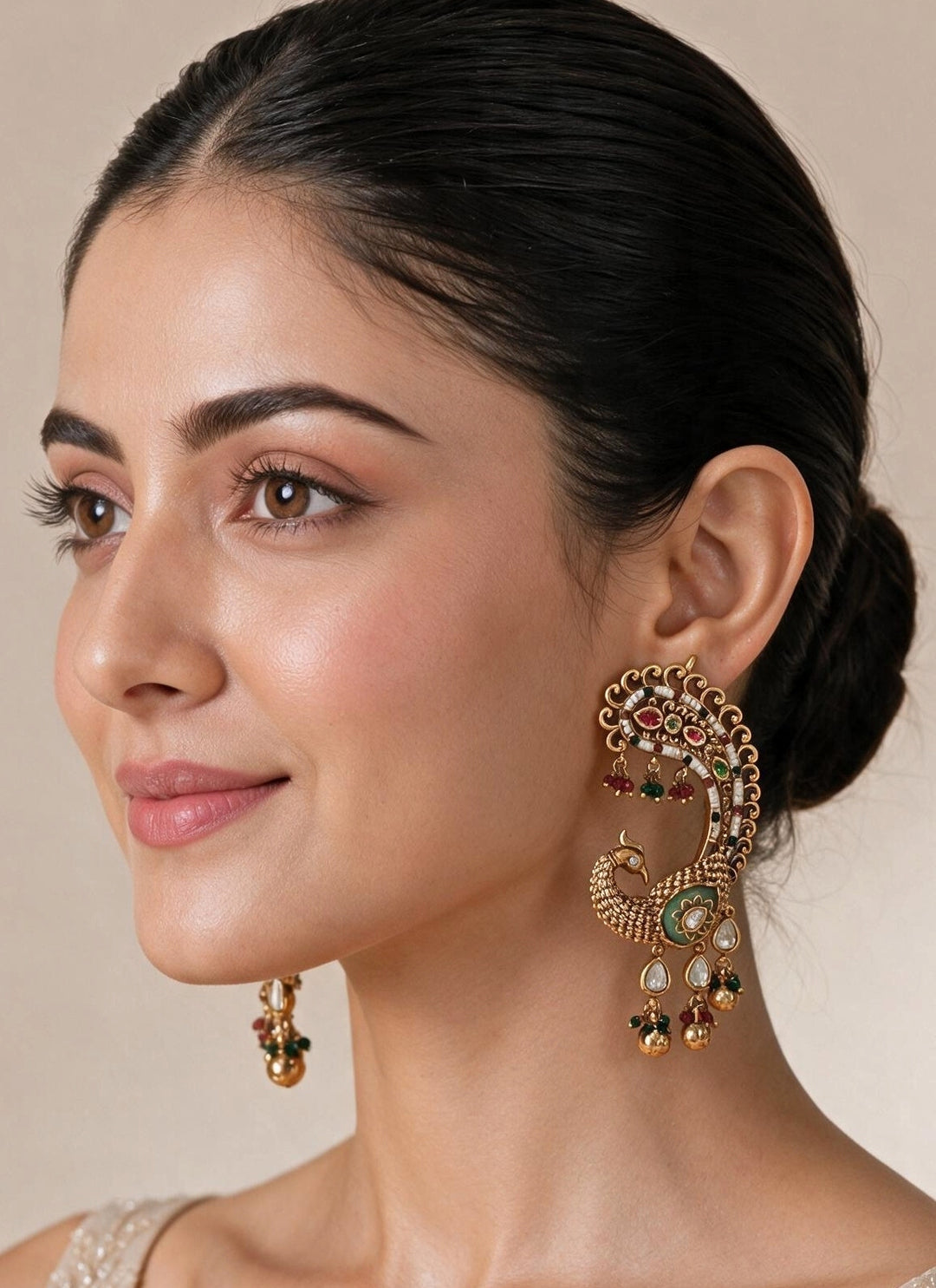 Multicolour Statement Earrings