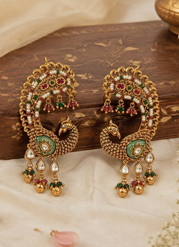 Multicolour Statement Earrings