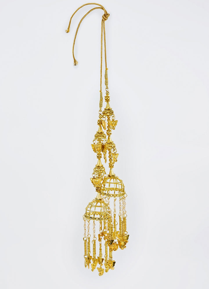 Gold Plated Floral Bridal Kaleeras