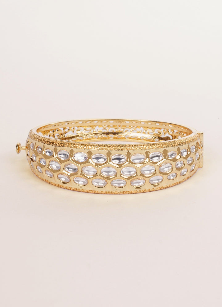 Polki Gold Bracelet