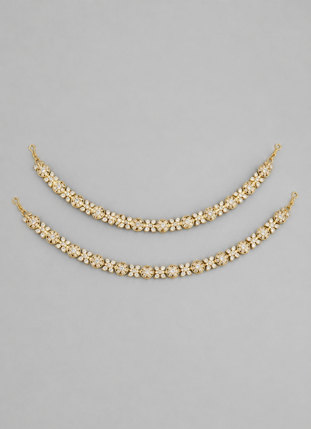 Gold Kundan And Polki Payal