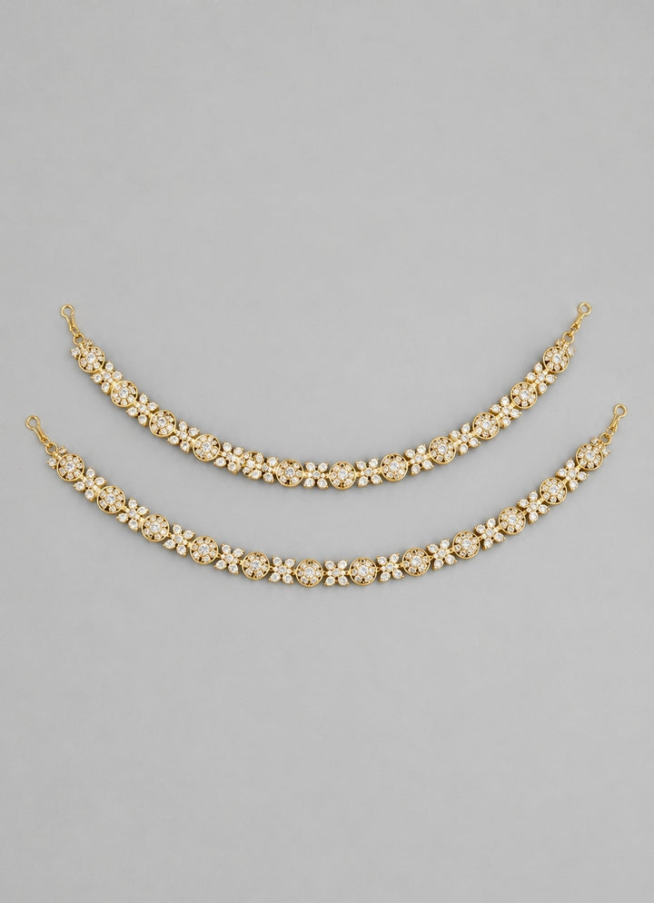 Gold Kundan And Polki Payal