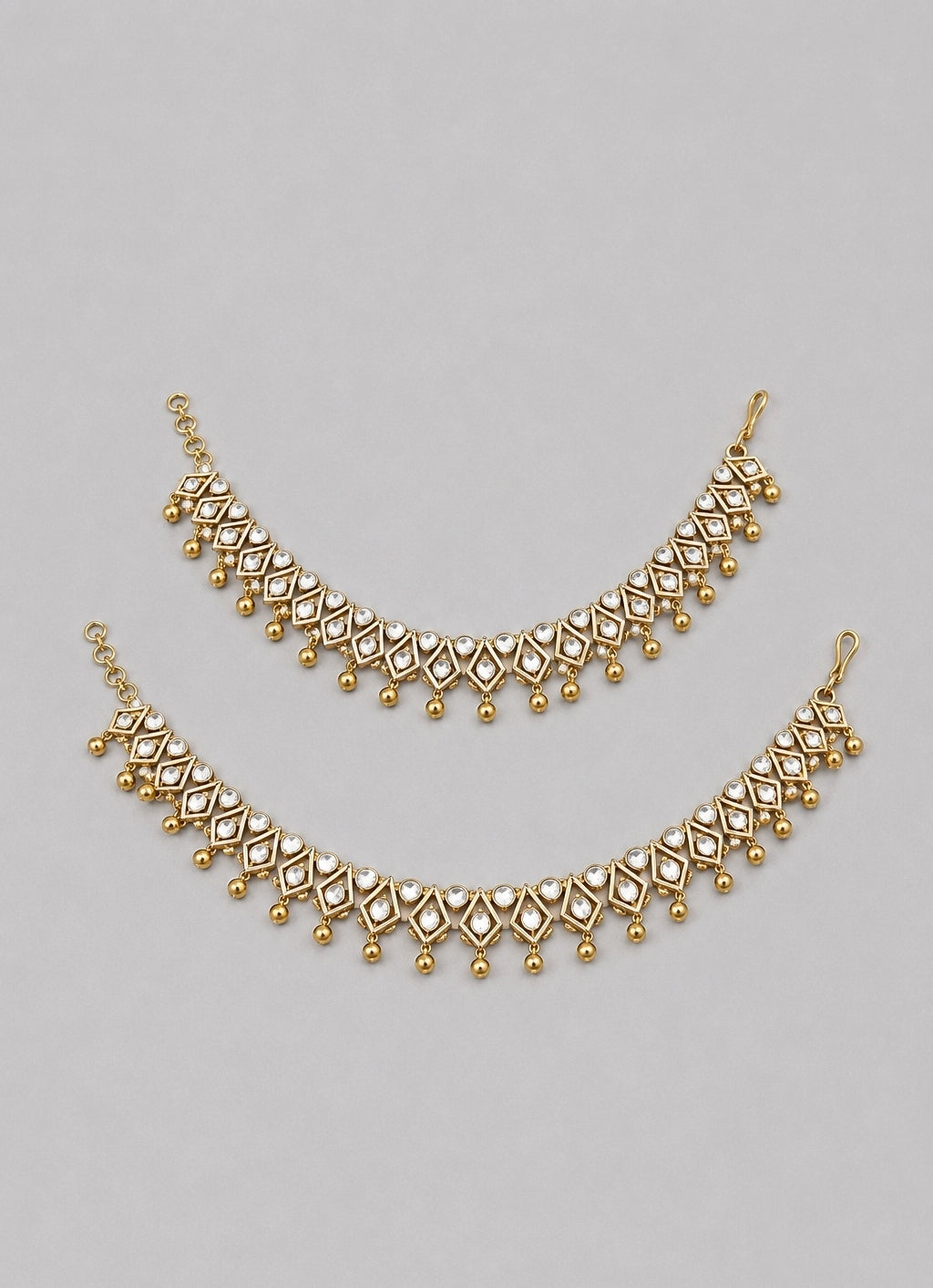 Dual Tone Polki Payal