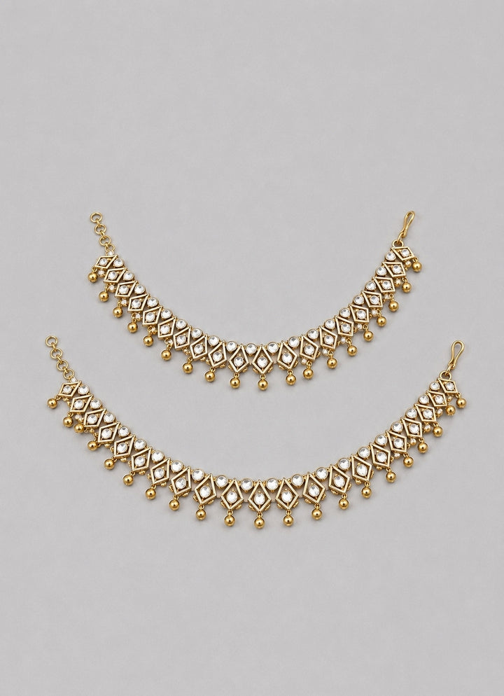 Dual Tone Polki Payal