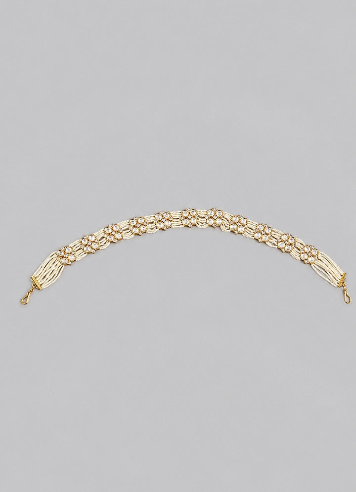 White Pearl Gold Sheeshpatti