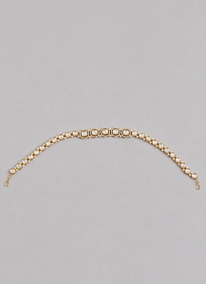 Classic Gold Kundan Sheeshpatti
