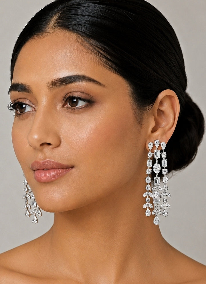 Diamond Contemporary Dangler Earrings