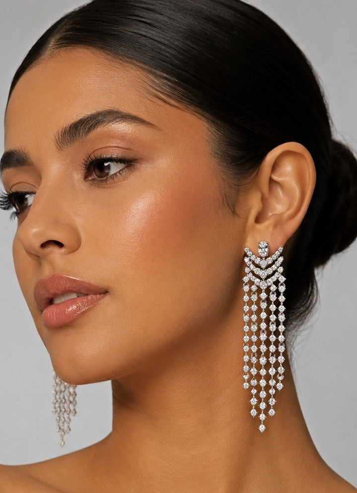 Diamond Dangler Earrings