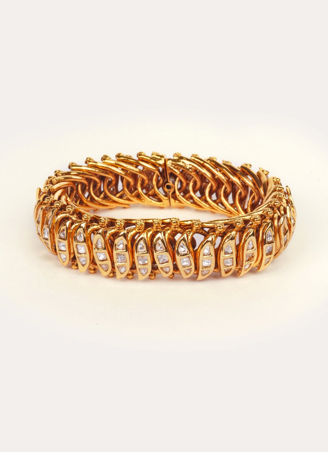 Polki Gold Bracelet