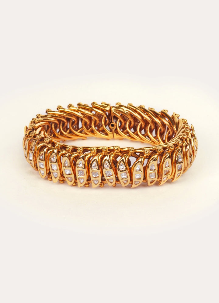 Polki Gold Bracelet