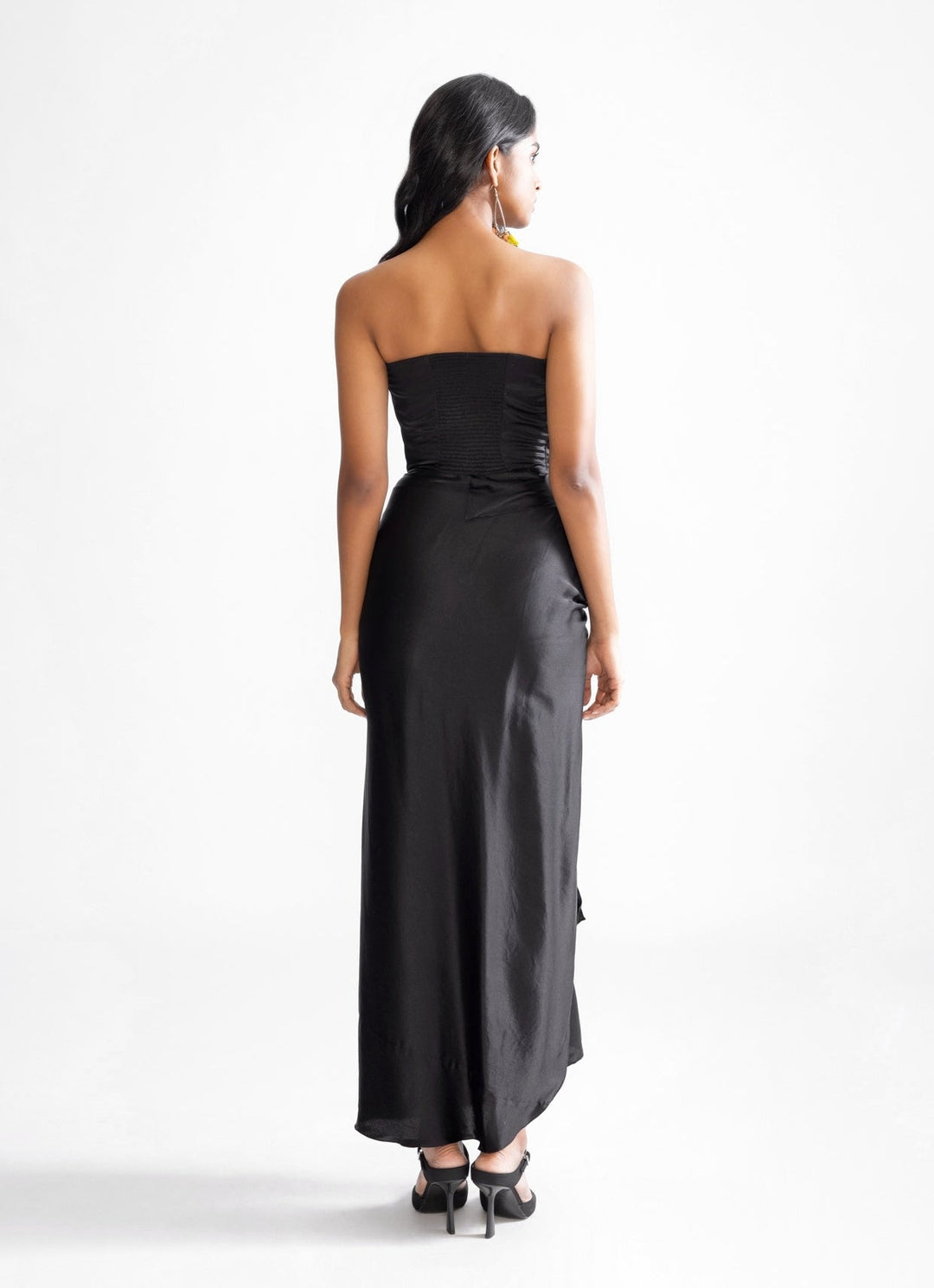Black Embroidered Gown Saaksha & Kinni - Fabilicious Fashion