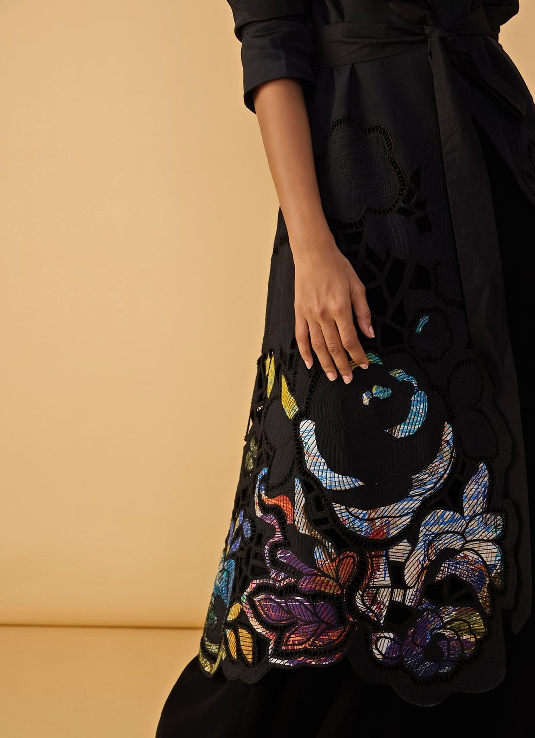 Black Trench Coat Palazzo Set Saaksha & Kinni - Fabilicious Fashion