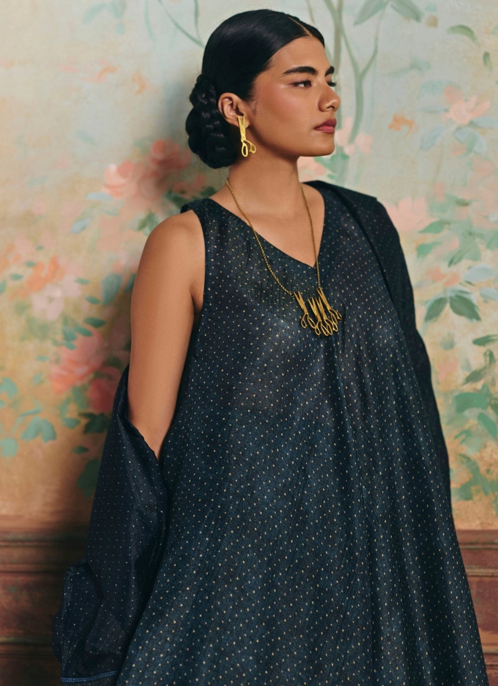 Paulmi and Harsh Blue Crush Kurta Pants Set With JacketFabilicious Fashion