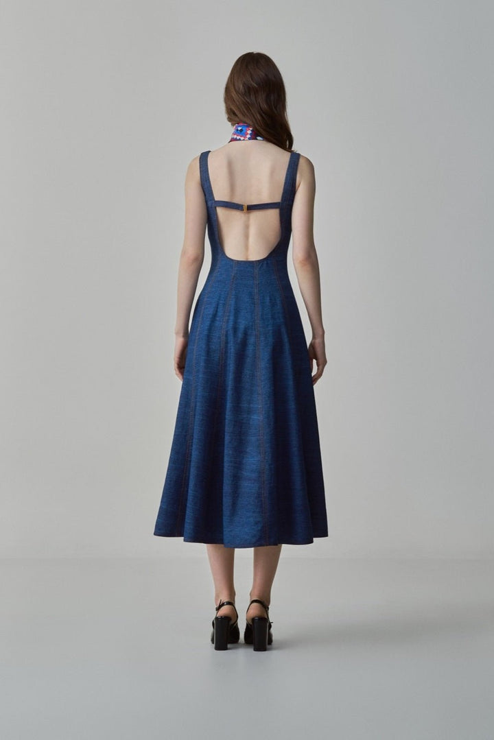 Blue Denim Dress Saaksha & Kinni - Fabilicious Fashion