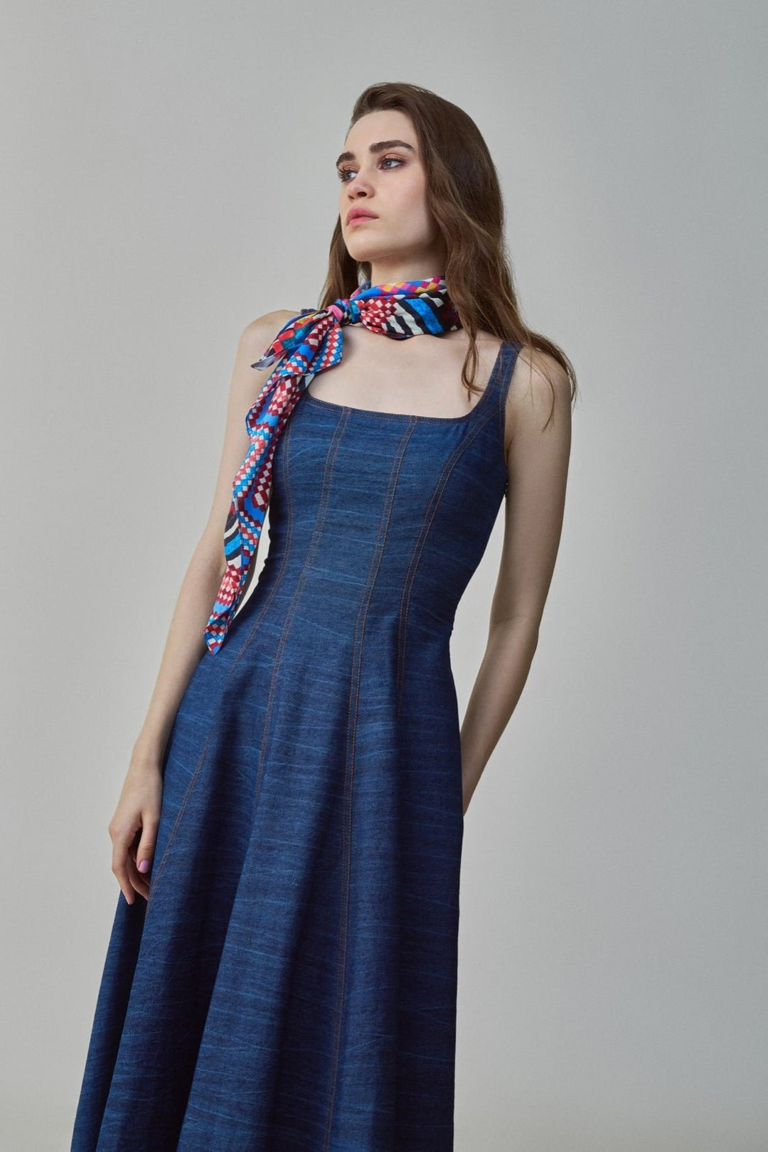 Blue Denim Dress Saaksha & Kinni - Fabilicious Fashion